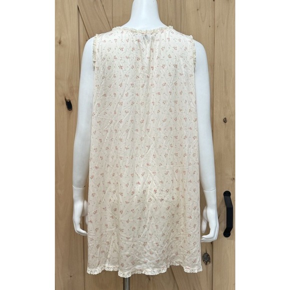 Vintage Nightgown Pajamas Floral Flowers - Picture 5 of 14